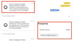 Когда Ozon возобновит перевод по рассрочке в Дети