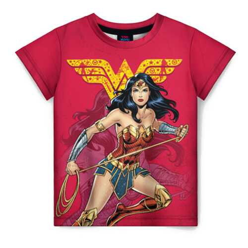 Детская футболка ВсеМайки 3D Wonder Woman red, размер 158 в Дети