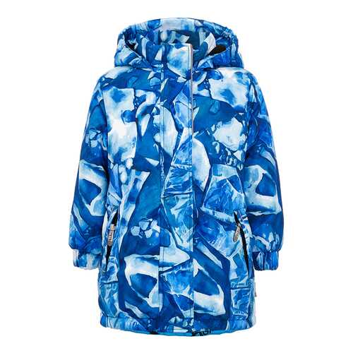 Пальто для девочки Button Blue, цв.синий, р-р 122 в Дети