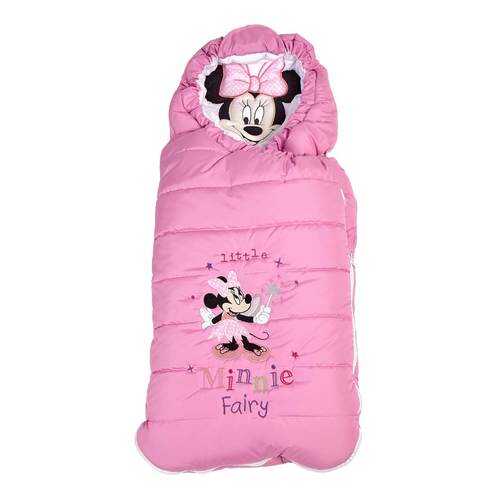 Конверт утепленный Polini kids Disney baby Минни Маус Фея, розовый в Дети